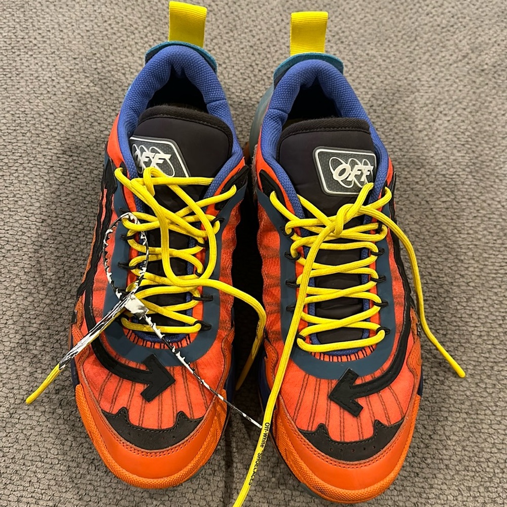 Off-White Orange Blue ODSY-2000 Sneakers - Men | Color: White/Orange/Blue